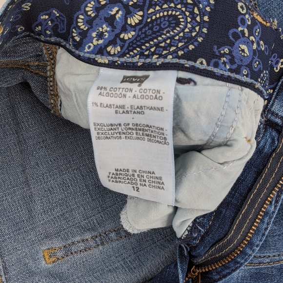 Levi's Womens Capri Denim Jeans Size 12 - Picture 2 of 8